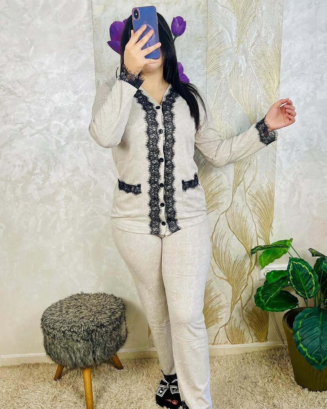 Le Pyjama Franja Noir